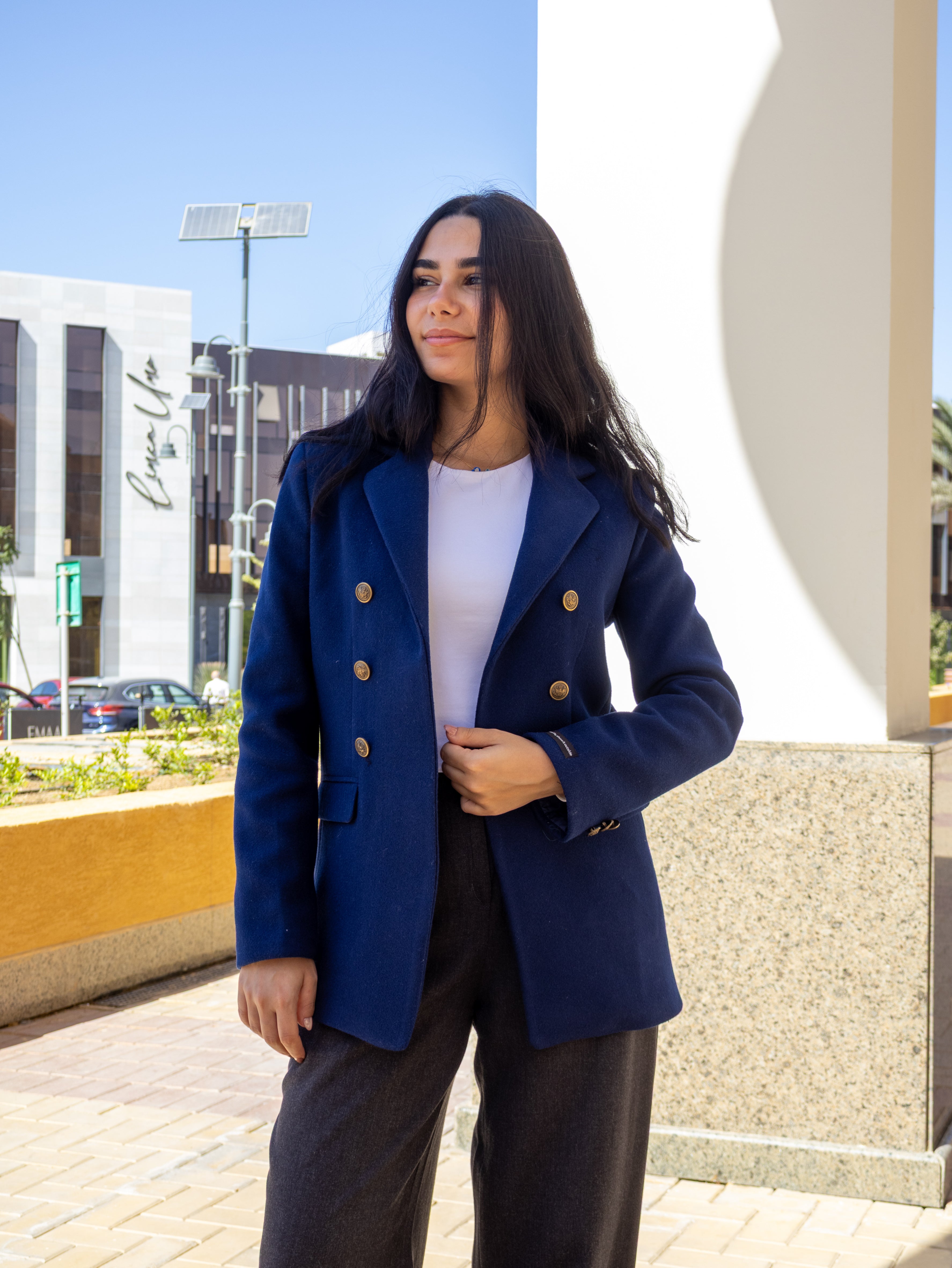 Navy Wool Blazer