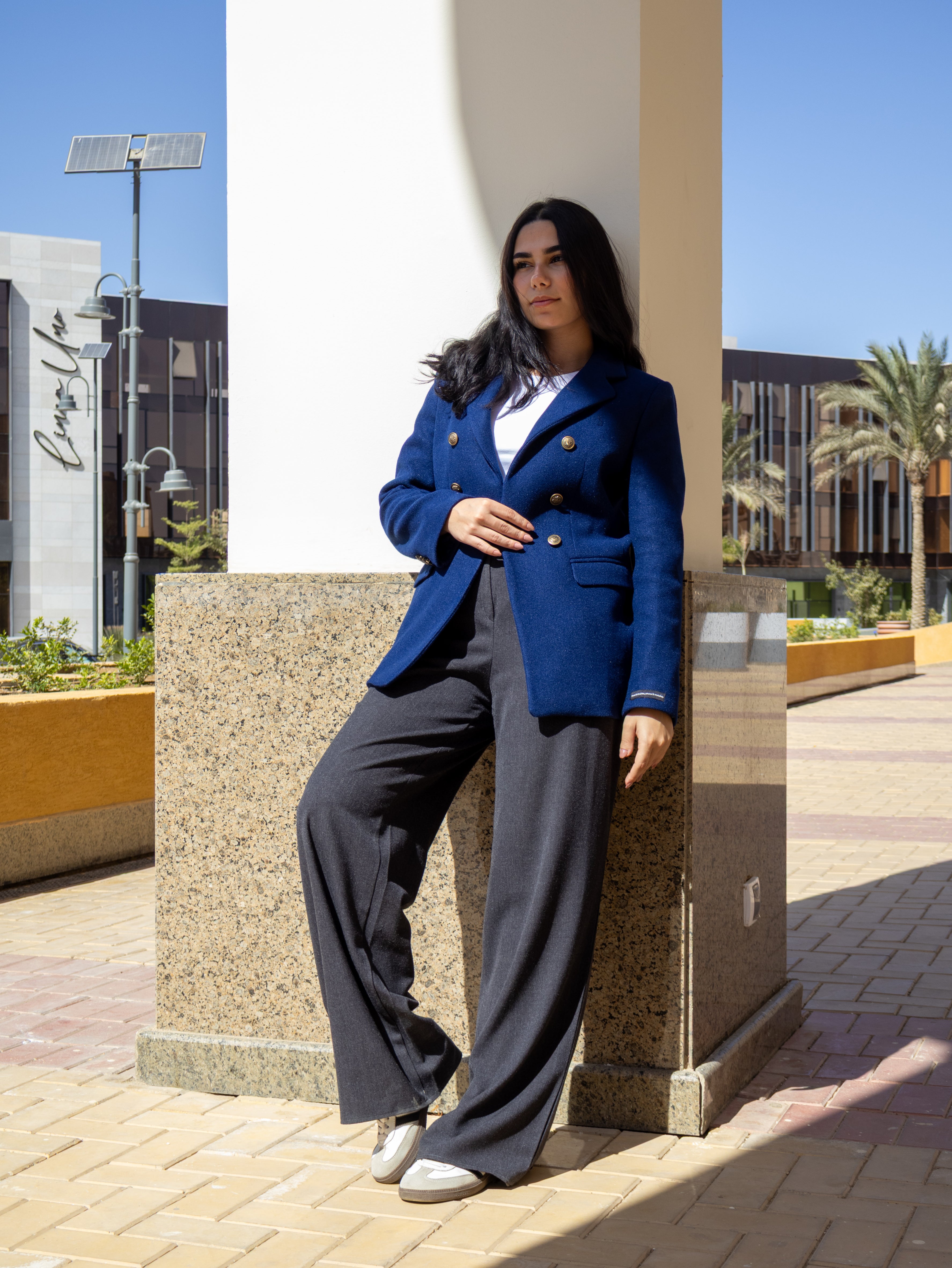 Navy Wool Blazer